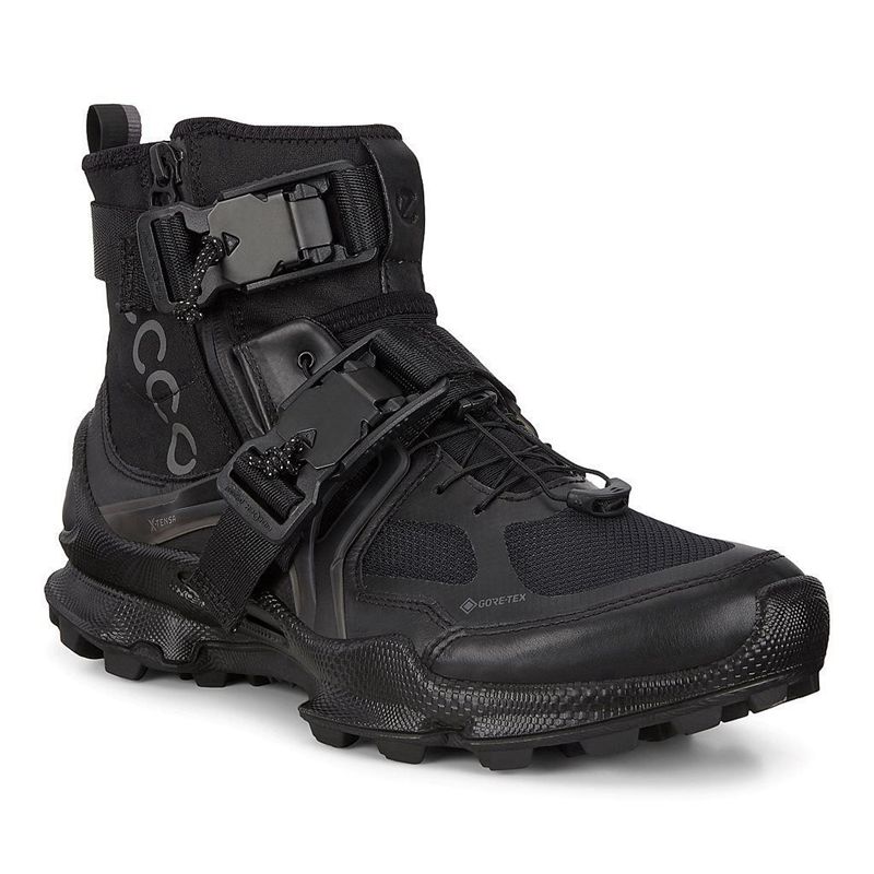 Men Boots Ecco Biom C-Trail M - Outdoor Boot Black - India VABQGW694